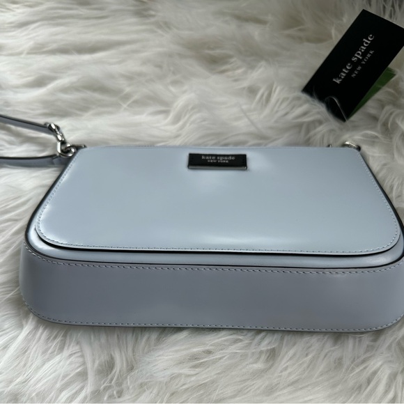 NWT Kate Spade New York - Sam Icon Leather Mini Pochette Watercolour Blue - Picture 10 of 13